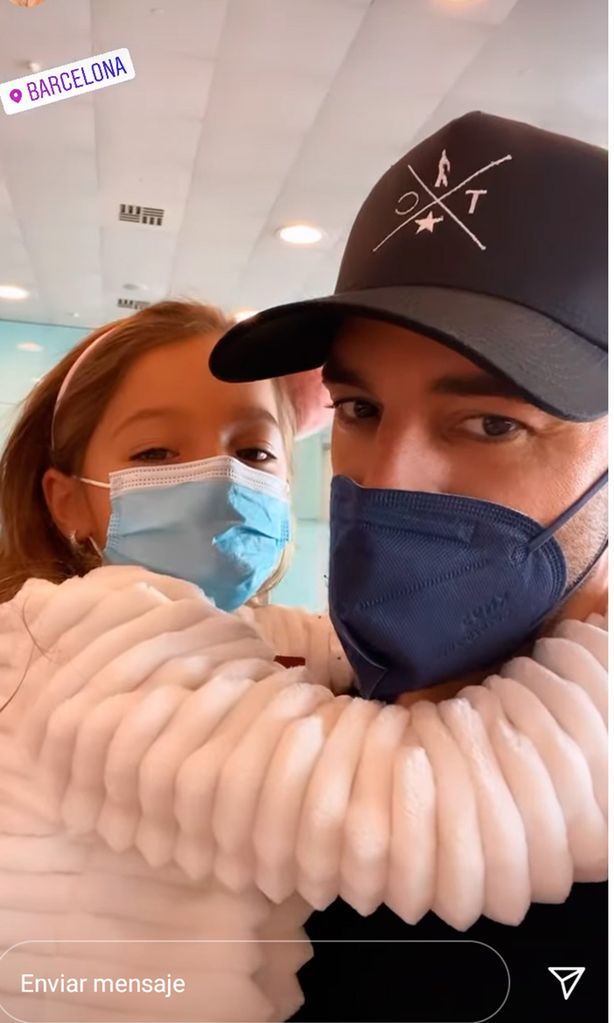 Toni Costa y su hija, Alaïa