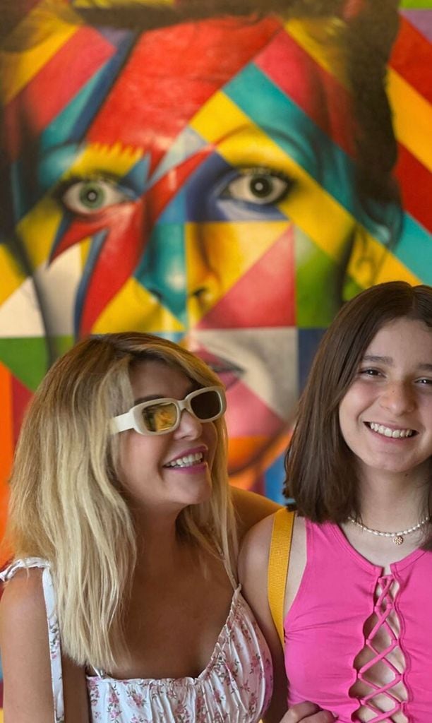 Itatí Cantoral y su hija 