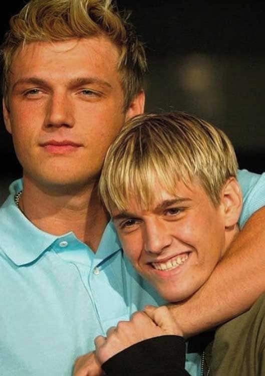 Nick Carter con su hermano Aaron 