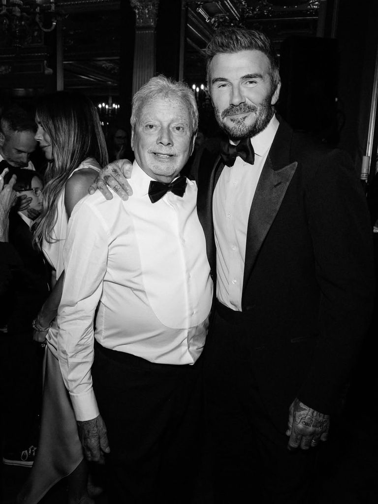 El padre de Victoria junto a David
