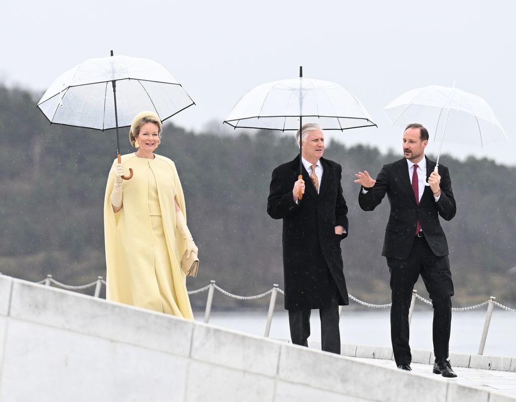 Aunque la invitación a la visita de Estado la extendió, como solo puede ser, el rey Harald, ha sido el príncipe Haakon el que más presencia ha tenido junto a los reyes de Bélgica