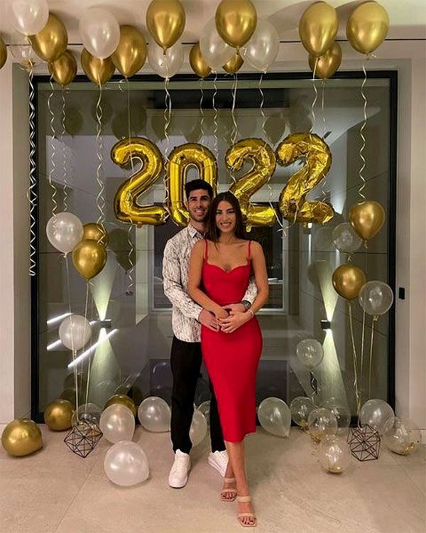 Marco Asensio y Sandra Garal