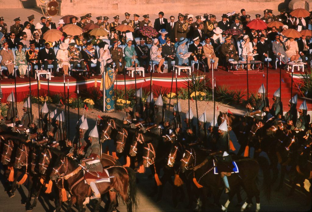 Los reyes Juan Carlos y Sofía, Rainiero y Grace de Mónaco, fueron algunos de los representantes de la realeza que acudieron a este evento