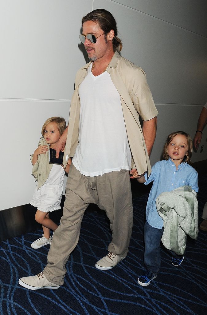 Knox y Vivienne en Tokio cuando tenían cinco años