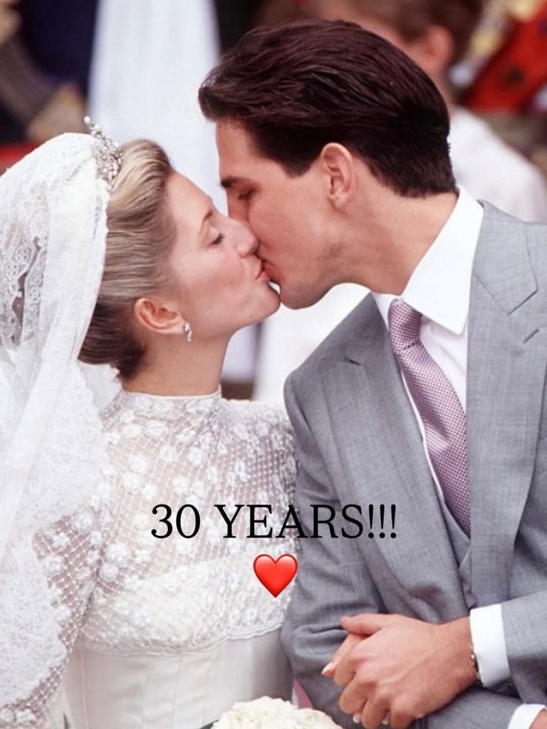 Pablo y Marie Chantal de Grecia en su 30 aniversario de boda