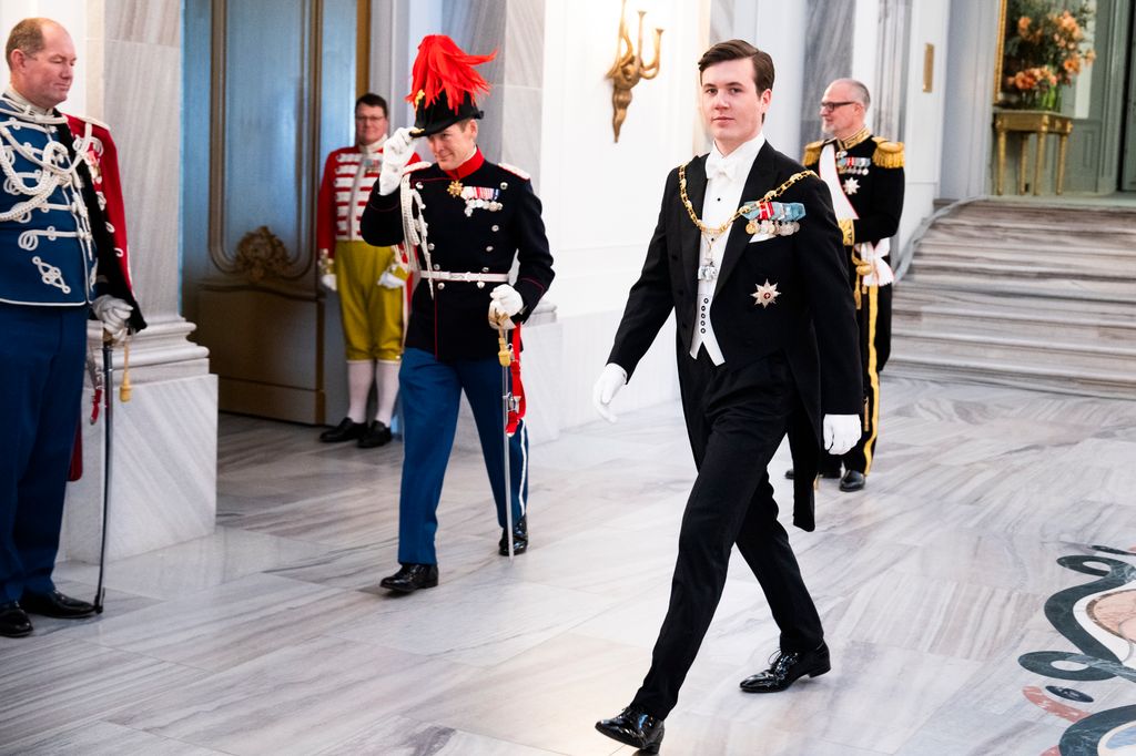 Christian de Dinamarca en la cena de Año Nuevo de 2026