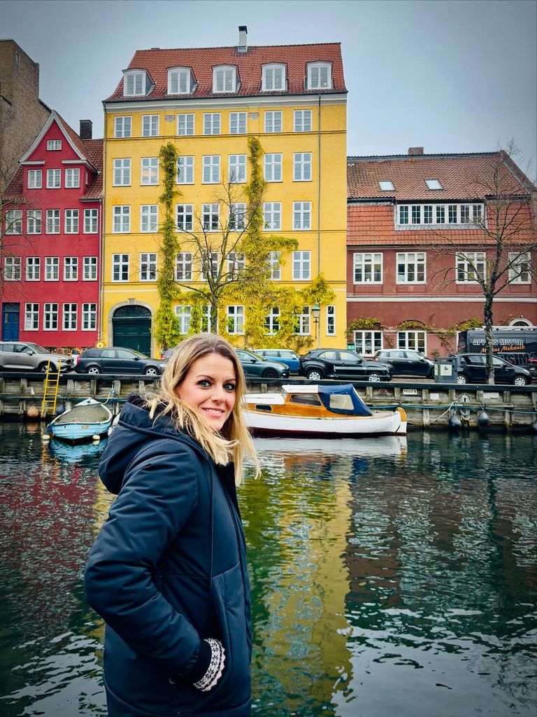 La popular presentadora en los canales