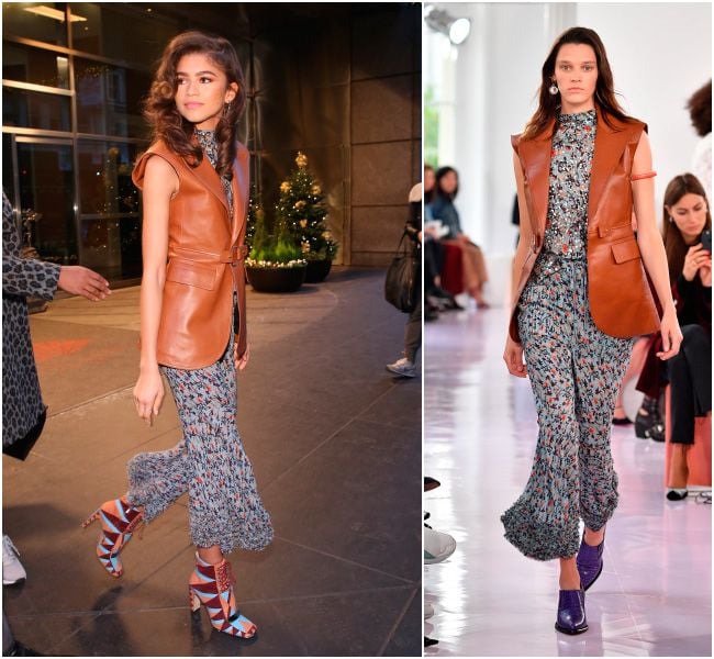 Zendaya abrigos tendencia
