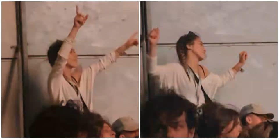 Valentina Paloma disfrutó del festival al máximo, acompañado por su madre, quien la atrapó divirtiéndose como cualquier adolescente.