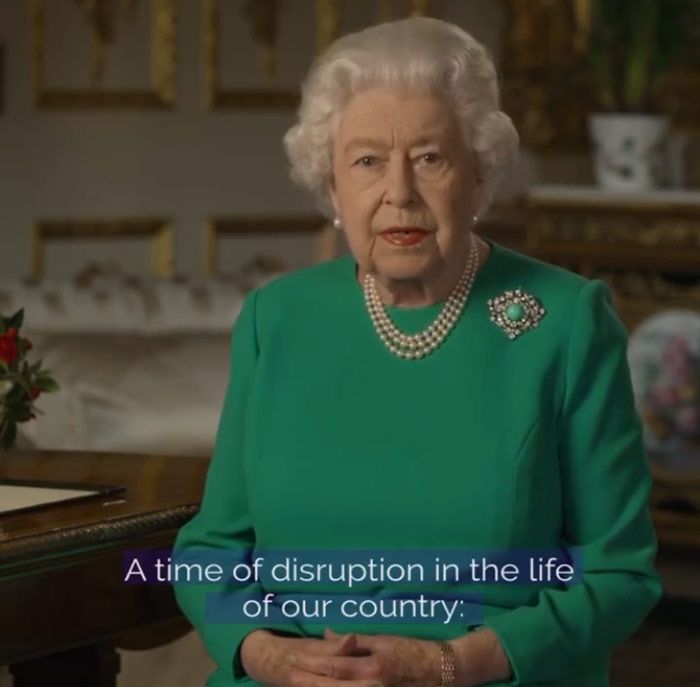 Isabel II lanza un mensaje de esperanza: 'Unidos y decididos, lo superaremos'