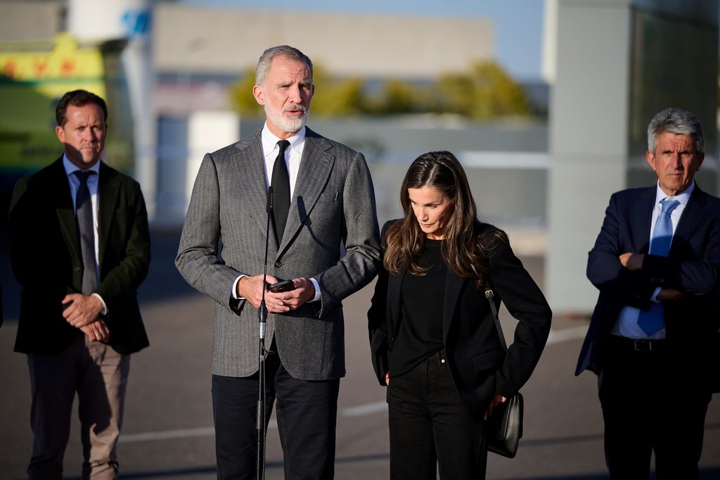 Felipe VI dedicó unas palabras a las víctimas y a los servicios de emergencia