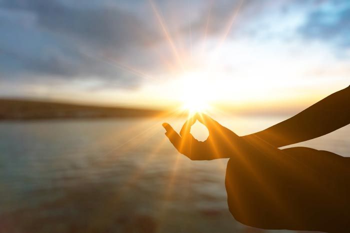 meditación en verano
