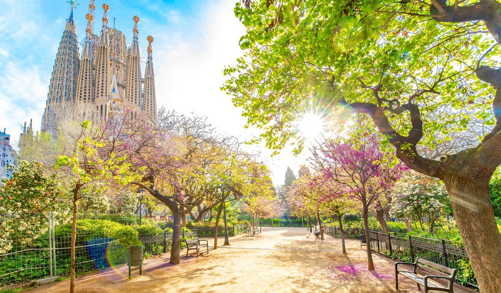 Primavera en Barcelona, Sagrada Familia