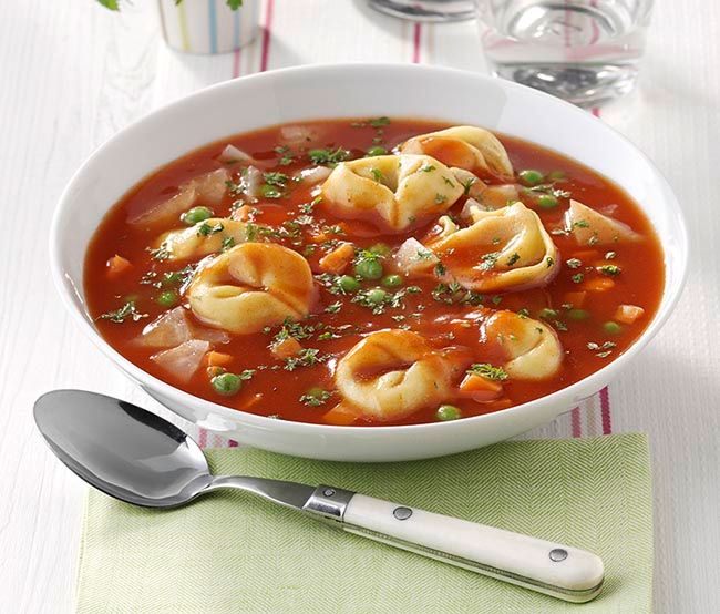 Sopa de verdura y tomate