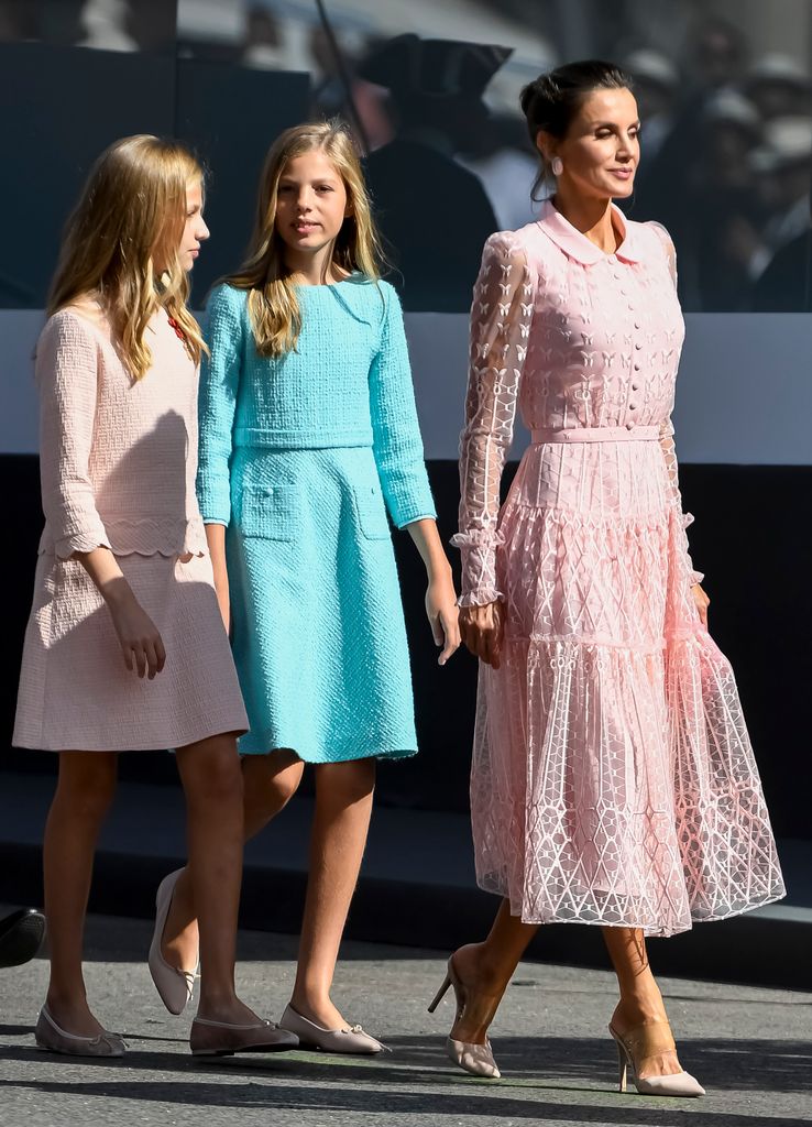 Infanta Sofía Princesa Leonor Reina Letizia