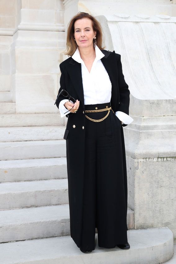 Carole Bouquet en el desfile de Alta Costura de Chanel
