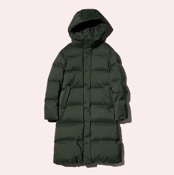 Uniqlo Abrigo largo plumas sin costuras