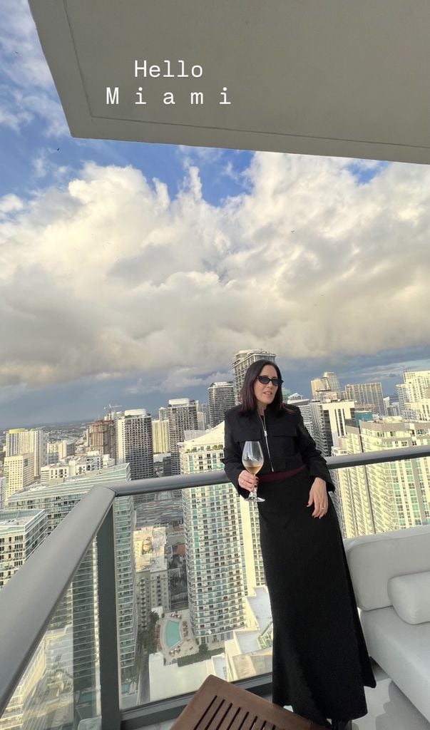 Stephanie Salas, de visita en Miami.