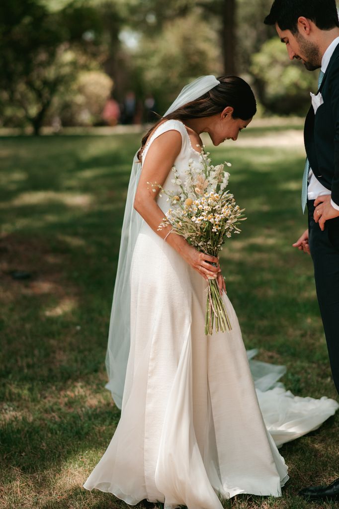 Vestido de novia de Fátima González