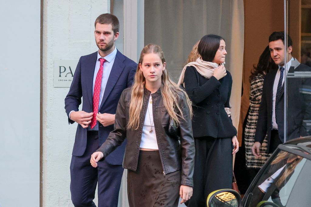 Juan e Irene Urdangarin, en el 60º cumpleaños de su tía la infanta Elena