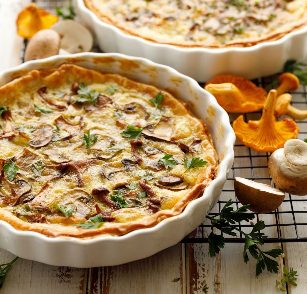 Quiche de setas