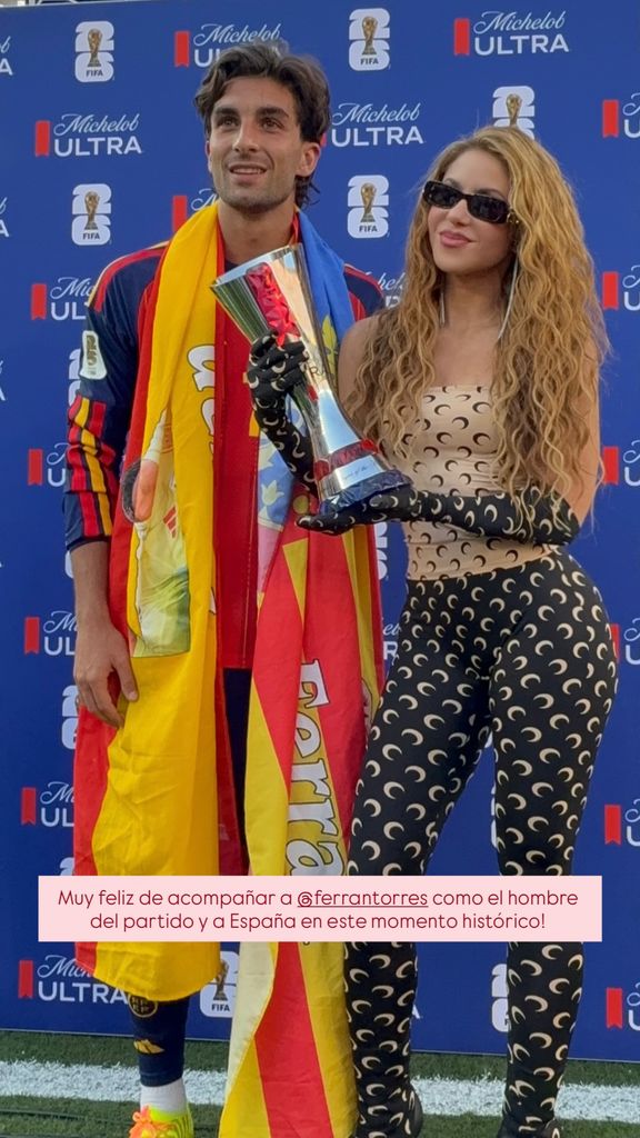 Shakira, con Ferran Torres