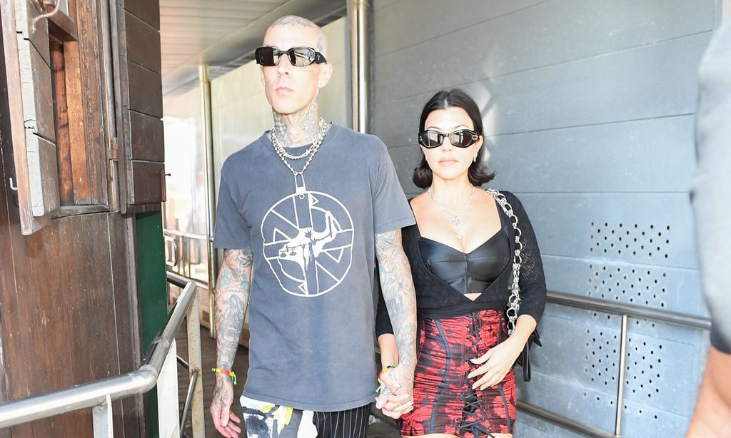 Travis Barker y Kourtney Kardashian