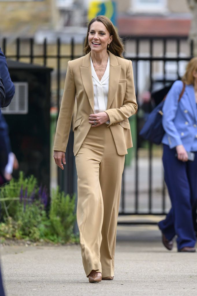 Kate Middleton con traje de chaqueta en 2026