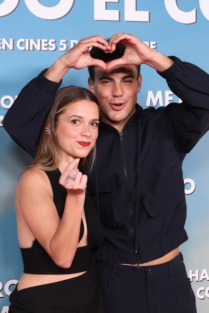 Óscar Casas y su compañera Ana Jara en la película 'Me has robado el corazón' en Madrid