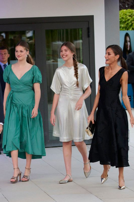 La reina Letizia, la princesa Leonor y la infanta Sofía