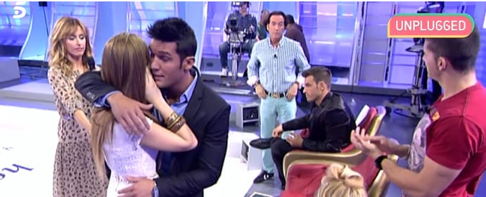 Gala Caldirola con Alberto Santana en MYHYV