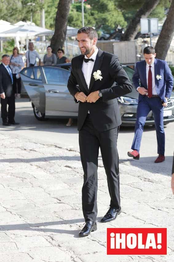 El tenista croata Marin Cilic, el día de su boda con Kristina Milkovic