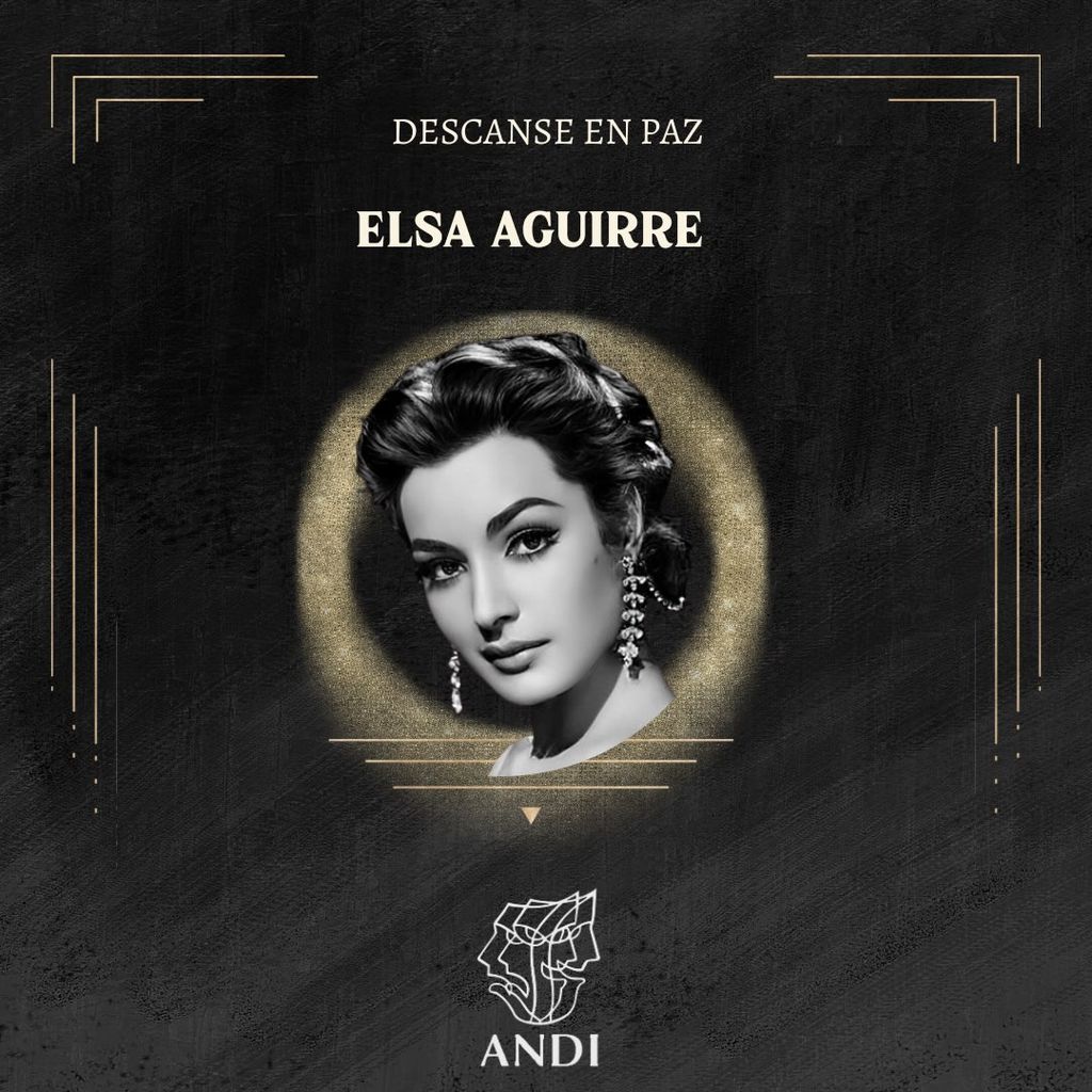 La ANDI anunció el deceso de la actriz Elsa Aguirre