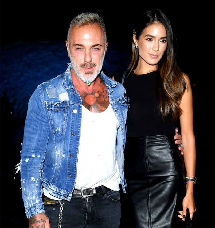 Gianluca Vacchi y su esposa