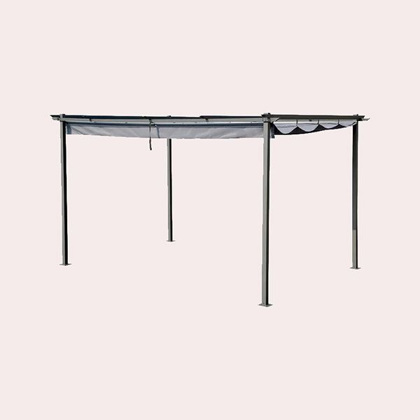 Pérgola con techo retráctil Leroy Merlin