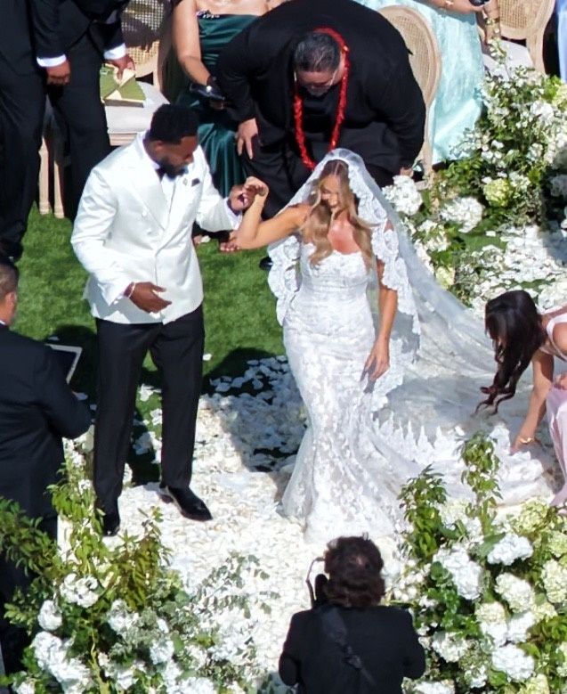 JuJu Smith-Schuster y Laura Kruk se casaron el pasado 10 de julio..