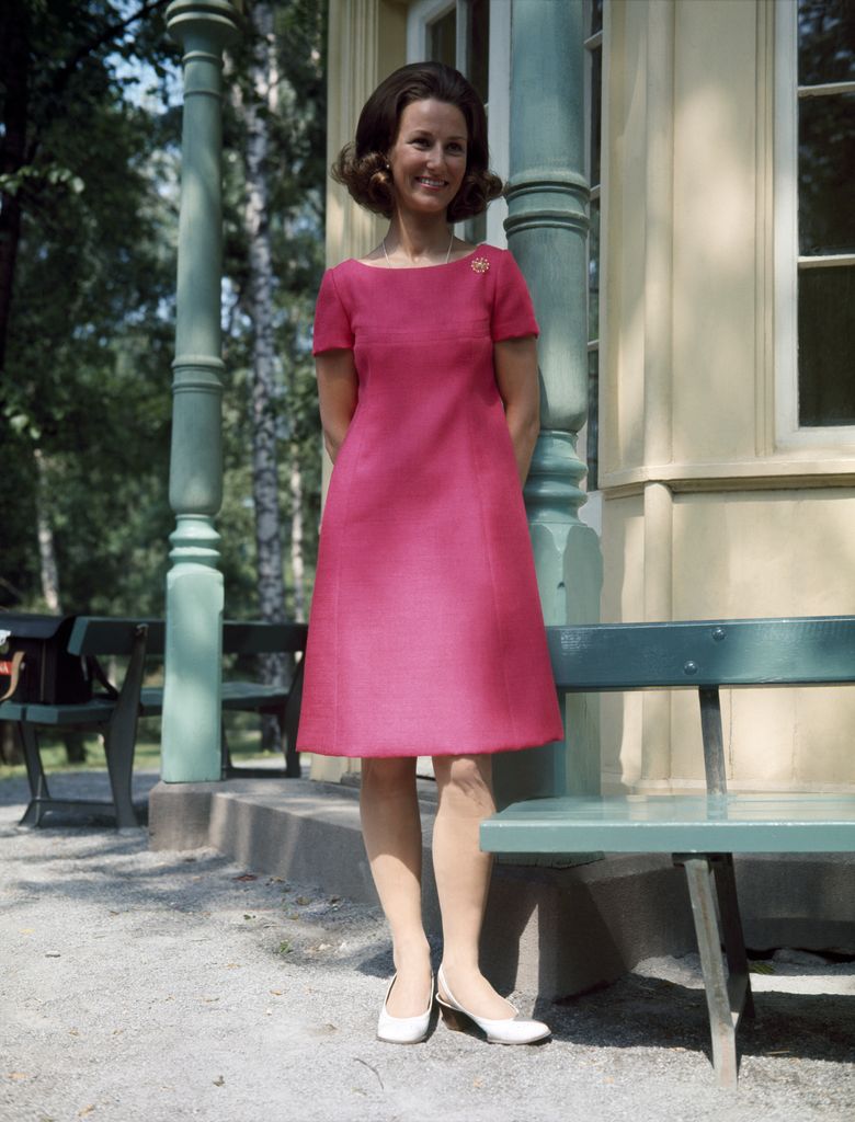 La reina Sonja, de soltera Sonja Haraldsen, en una fotografía de 1968, poco antes de su boda con el príncipe heredero.