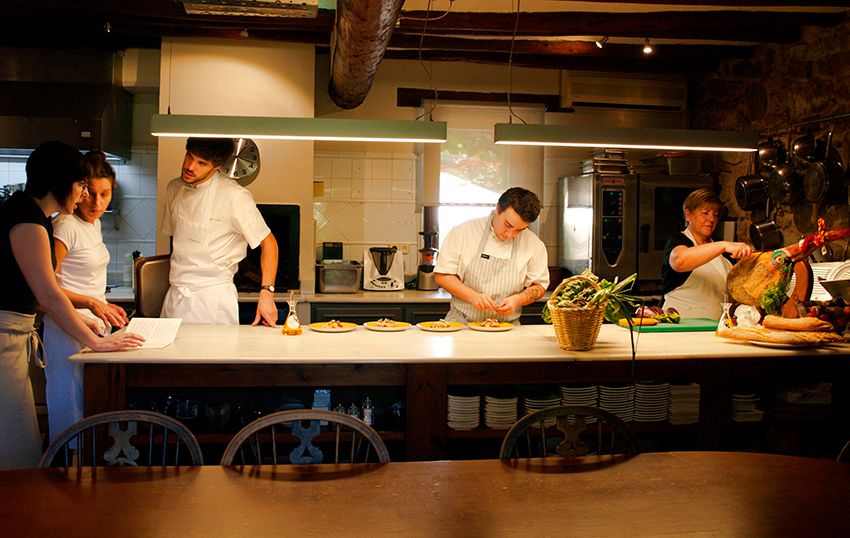 Cocina de La Torre del Visco