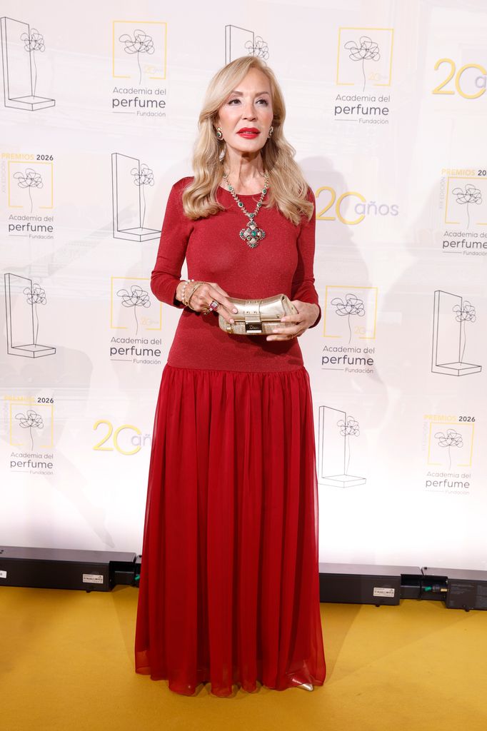 Carmen Lomana en el XX aniversario de la Academia del Perfume en Madrid