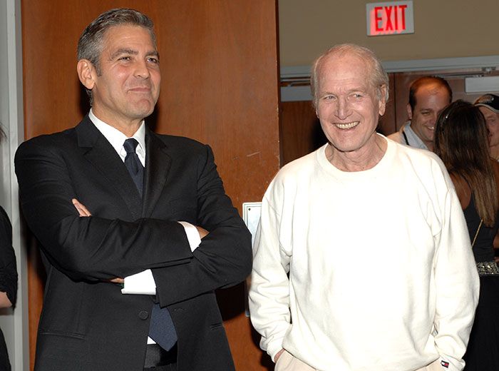 George Clooney y Paul Newman 