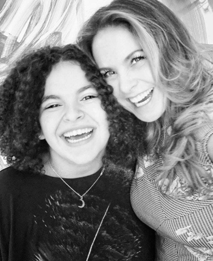 Lucero y su hija
