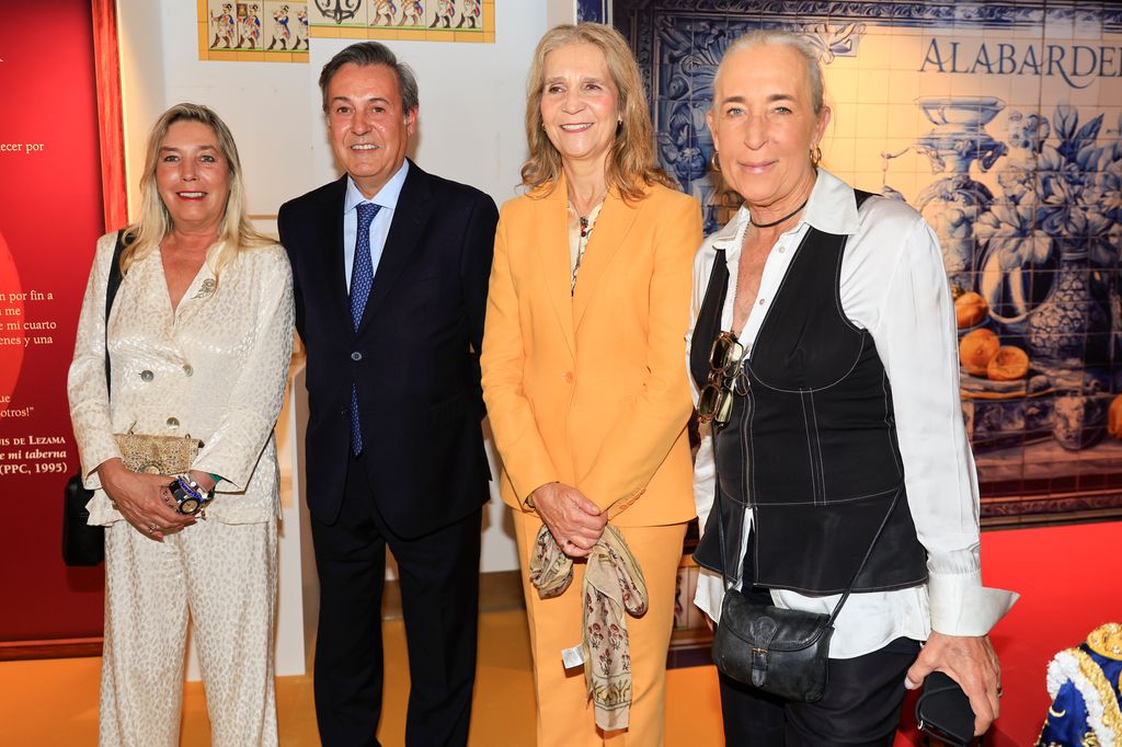 La infanta Elena junto a José Ribagorda