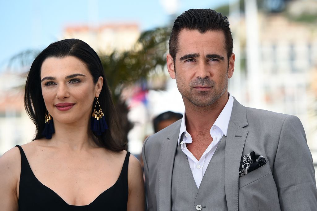 Con la actriz Rachel Weisz durante la proyección de The Lobster, en el Festival de Cannes en mayo de 2015