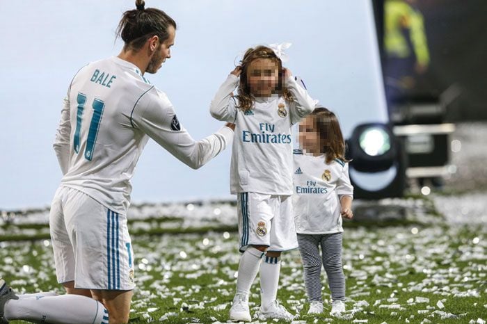 Gareth Bale y su familia