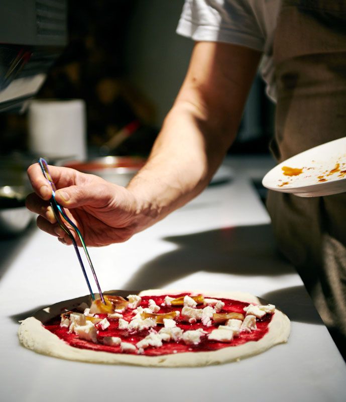 Pizza, en Sartoria Panatieri