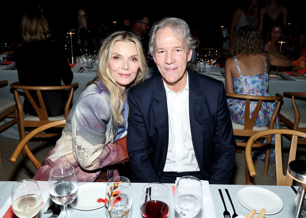 David Kelley y Michelle Pfeiffer asisten a The Nat Gala, celebrada en Halo 28 el 20 de septiembre de 2026 en Nueva York