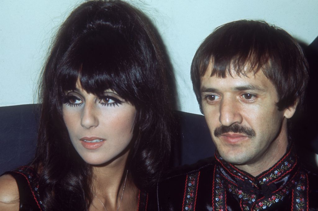 Cher y Sonny Bono, su primer marido, en el año 1967