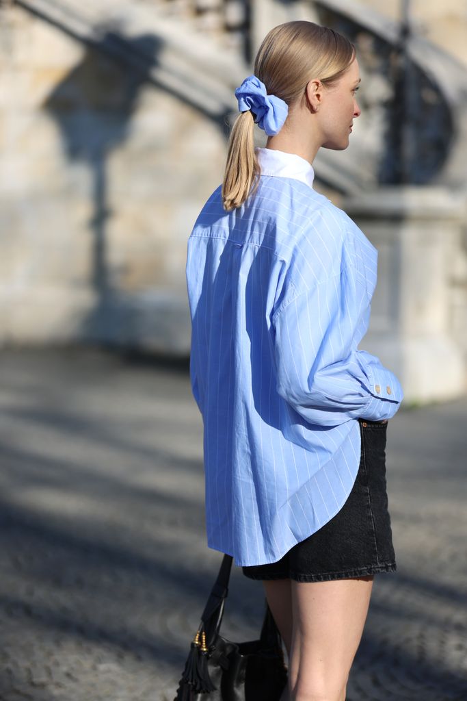 Coletero scrunchie streetstyle