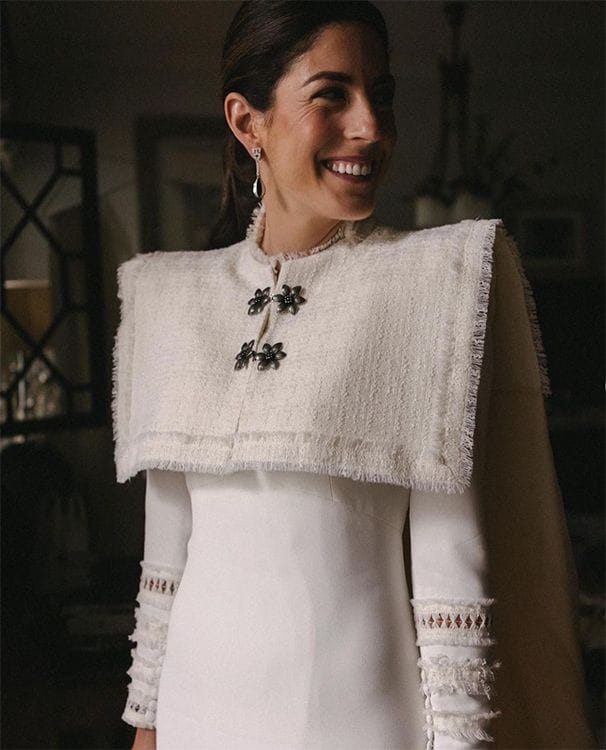 Look de novia de tweed