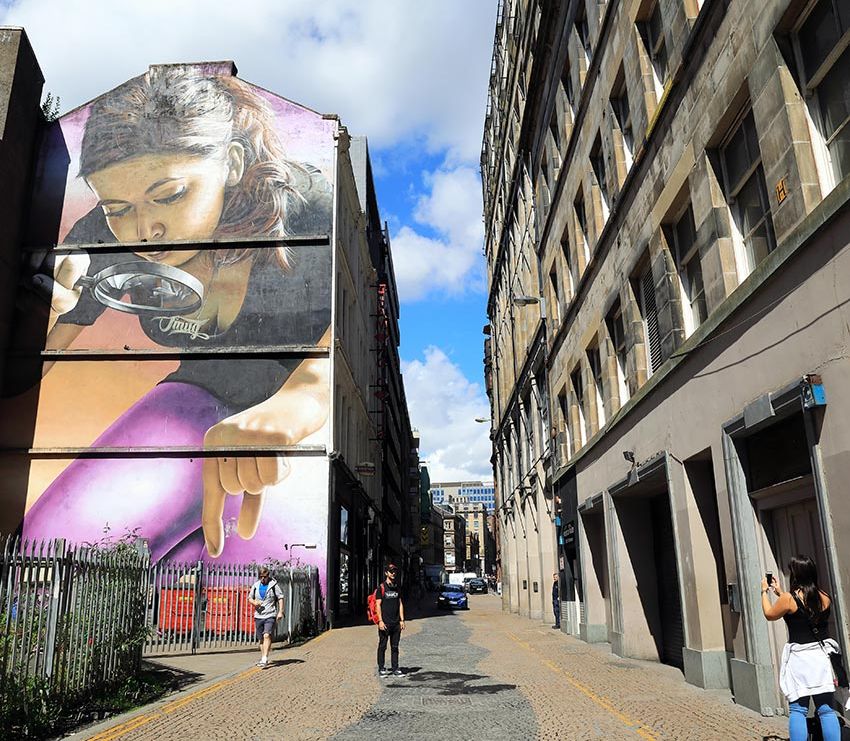 Glasgow, The Mural Trail, Escocia